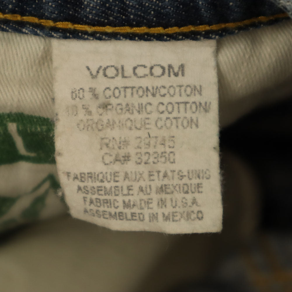 ボルコムジーンズ 90s オールド USA製 デニムパンツ W28 ウォッシュブルー VOLCOM JEANS メンズ