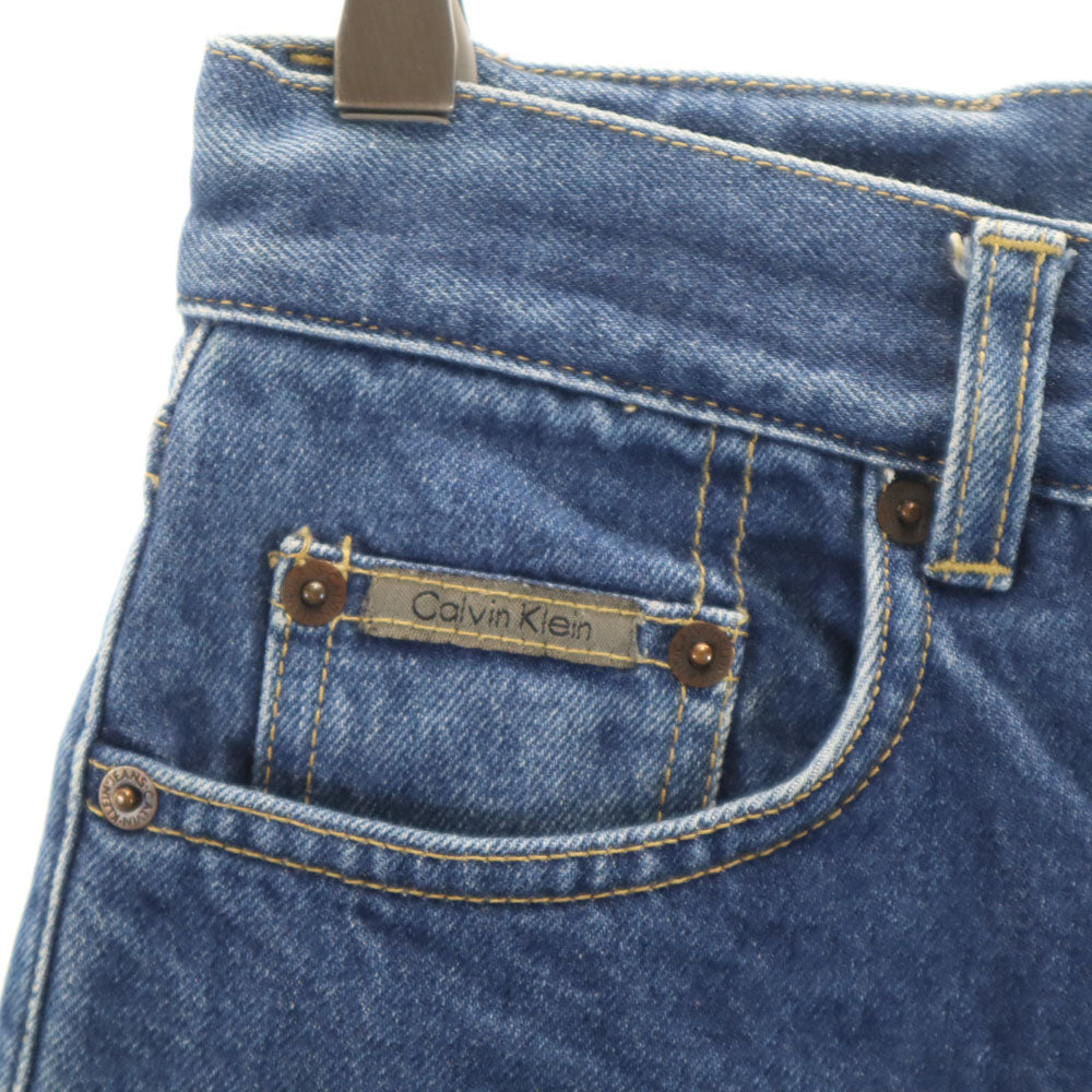 CK CALVIN KLEIN シーケーカルバンクライン デニムパンツ ウォッシュブルー ジーンズ ボタンフライ メンズ