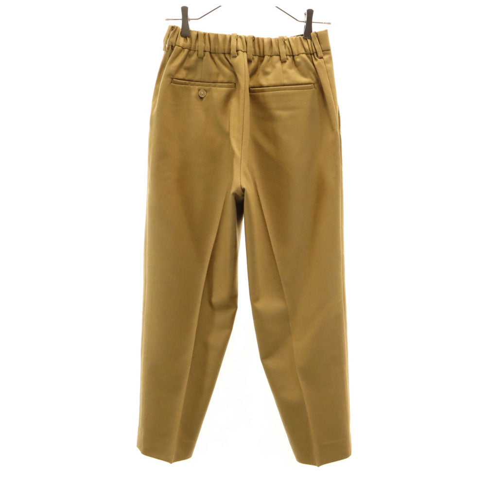 markaware マーカウェア 日本製 タック スラックスパンツ 2 ブラウン レディース