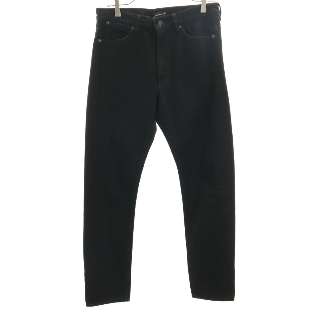 LAD MUSICIAN ラッドミュージシャン テーパードデニムパンツ 42 ブラック ジーンズ メンズ