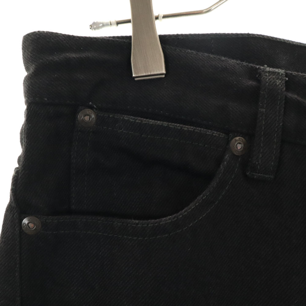 LAD MUSICIAN ラッドミュージシャン テーパードデニムパンツ 42 ブラック ジーンズ メンズ