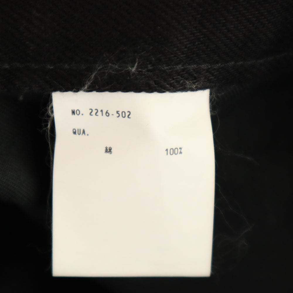 LAD MUSICIAN ラッドミュージシャン テーパードデニムパンツ 42 ブラック ジーンズ メンズ