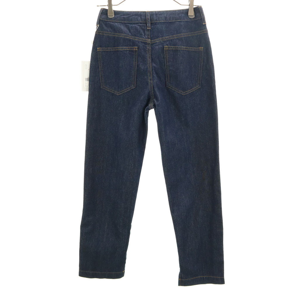 未使用 AMERI UNDRESSED アメリ ストライプ柄 ストレートデニムパンツ w25 ジーンズ タグ付き レディース
