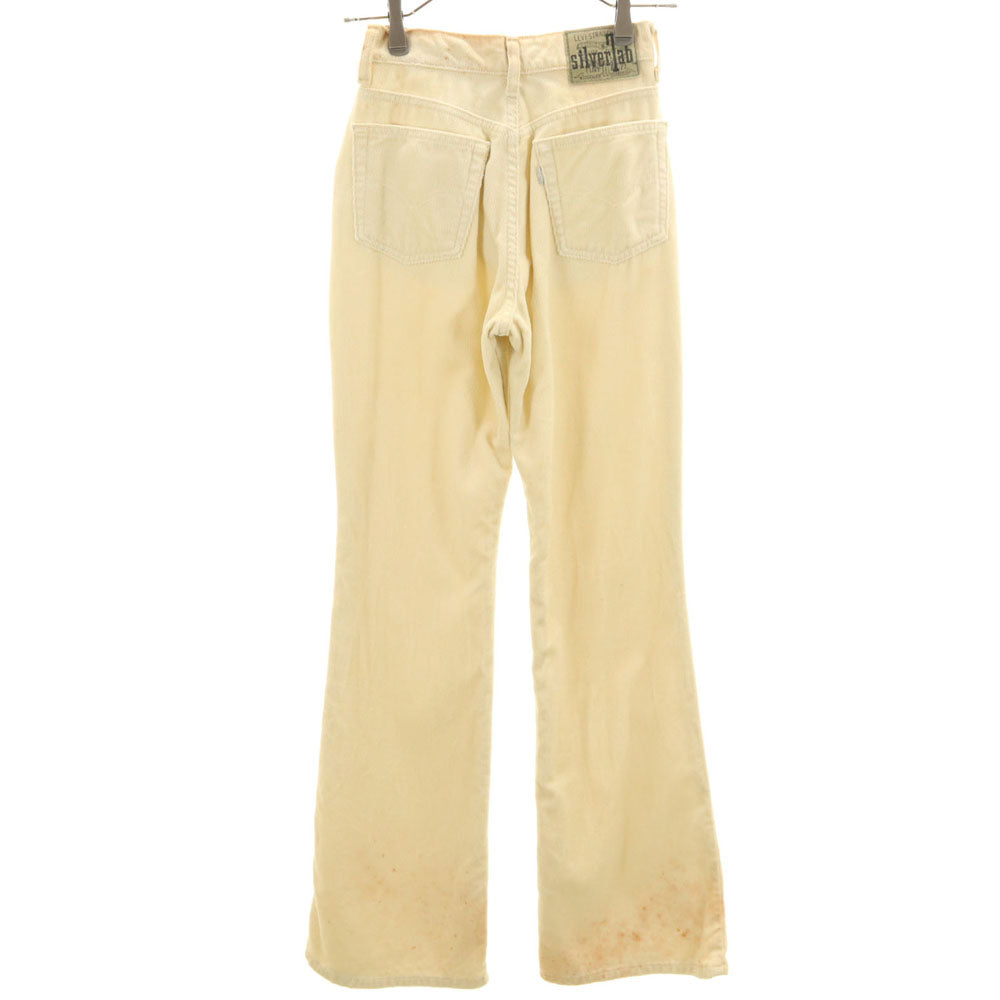 Levi's リーバイス 90s 未使用 シルバータブ オールド デッドストック フレアパンツ W27 アイボリー レディース