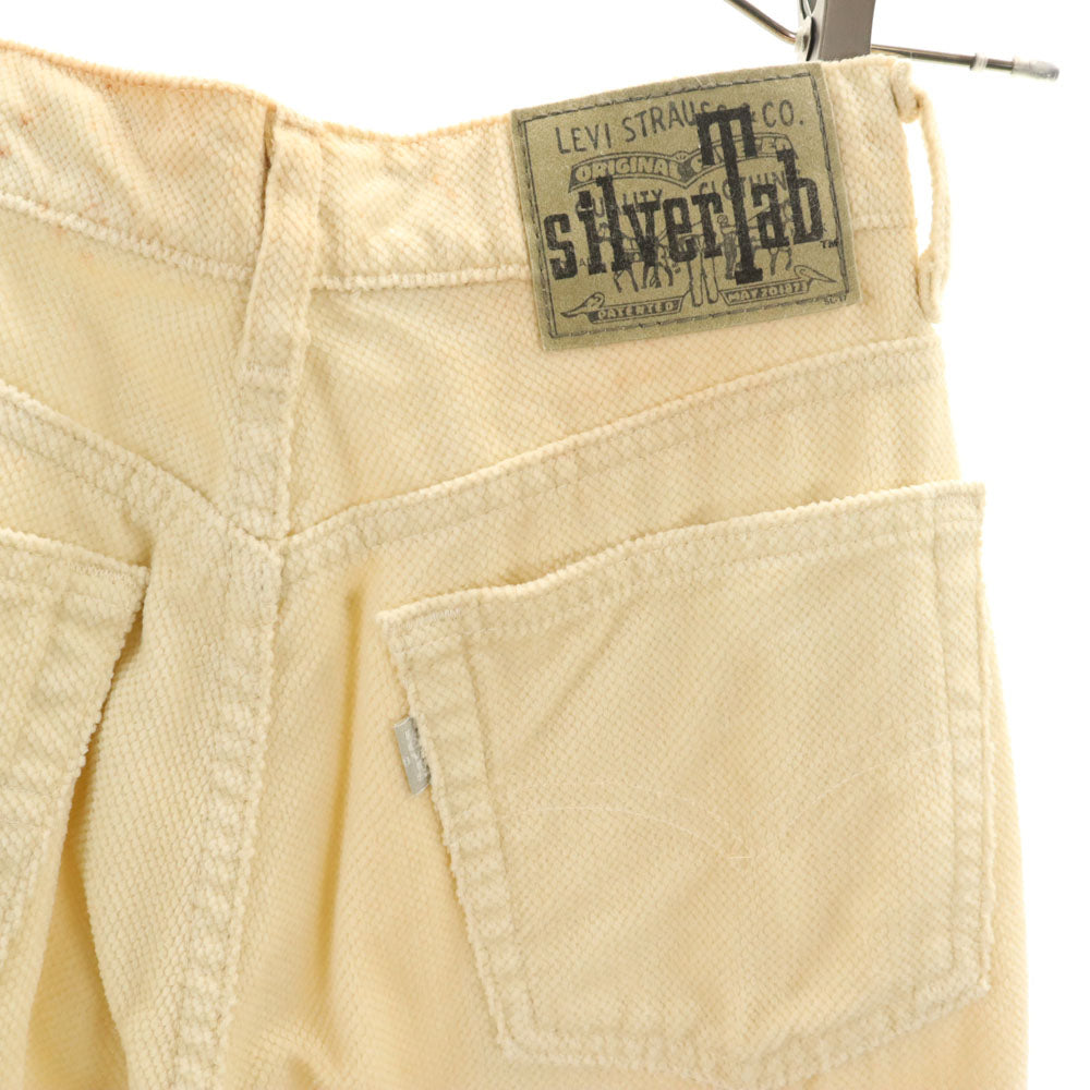 Levi's リーバイス 90s 未使用 シルバータブ オールド デッドストック フレアパンツ W27 アイボリー レディース