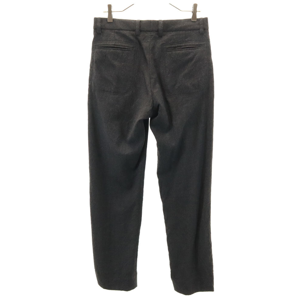 GIORGIOARMAN ジェルジオアルマーニ ウール イタリア製 スラックスパンツ 46 グレー タックパンツ メンズ