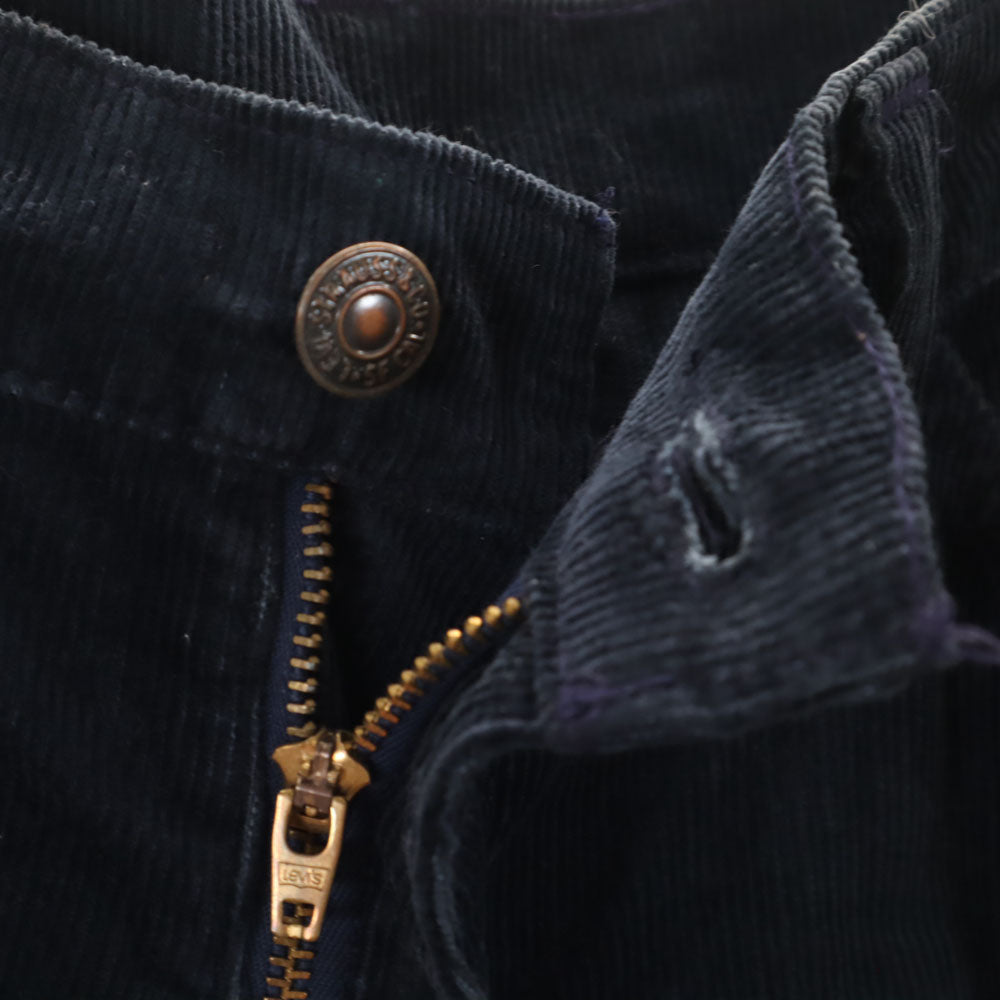 Levi's リーバイス 70s 516-1518 ヴィンテージ コーデュロイパンツ W33 ネイビー レディース