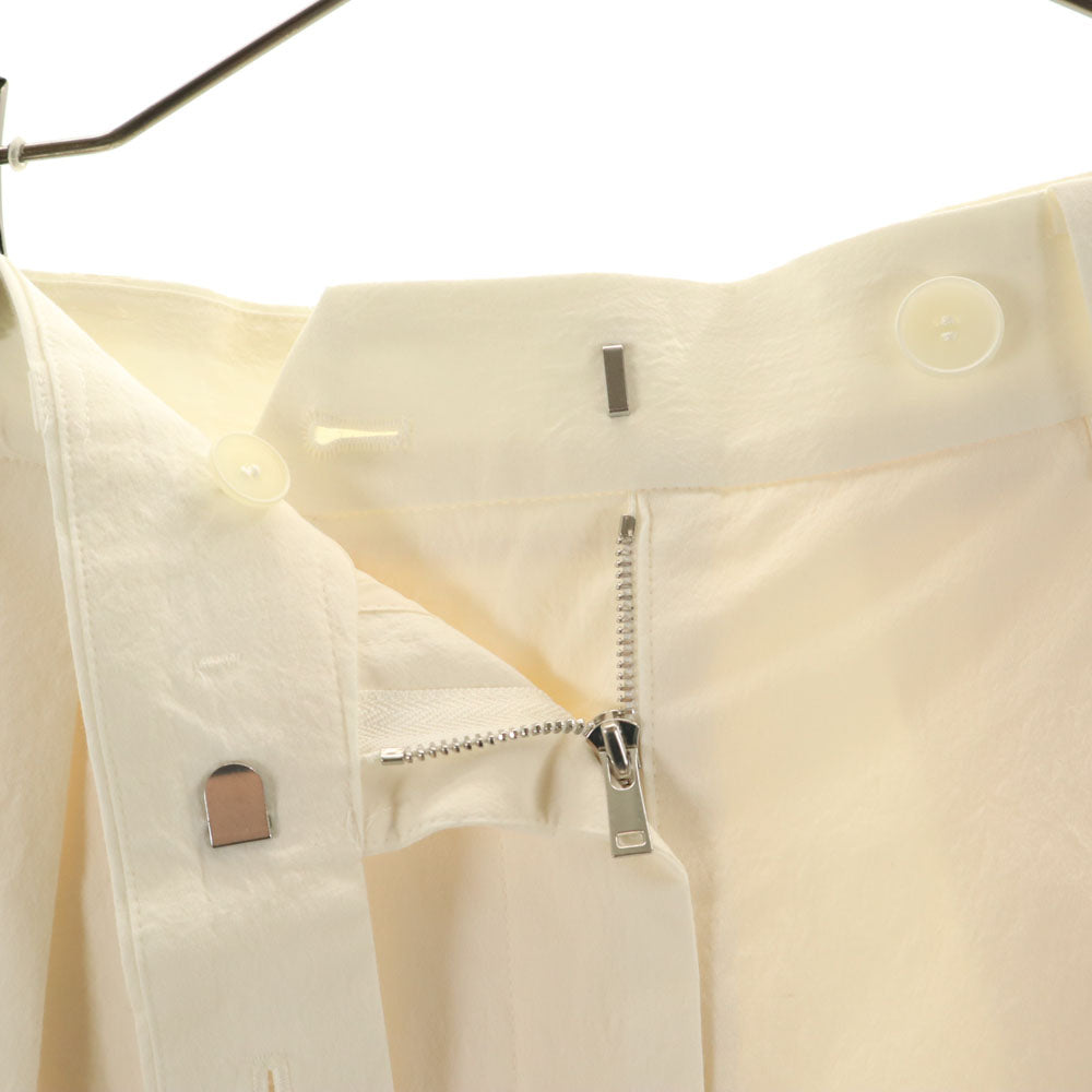 DES PRES デプレ 未使用 日本製 ワイドパンツ 32 ホワイト ストレッチ レディース