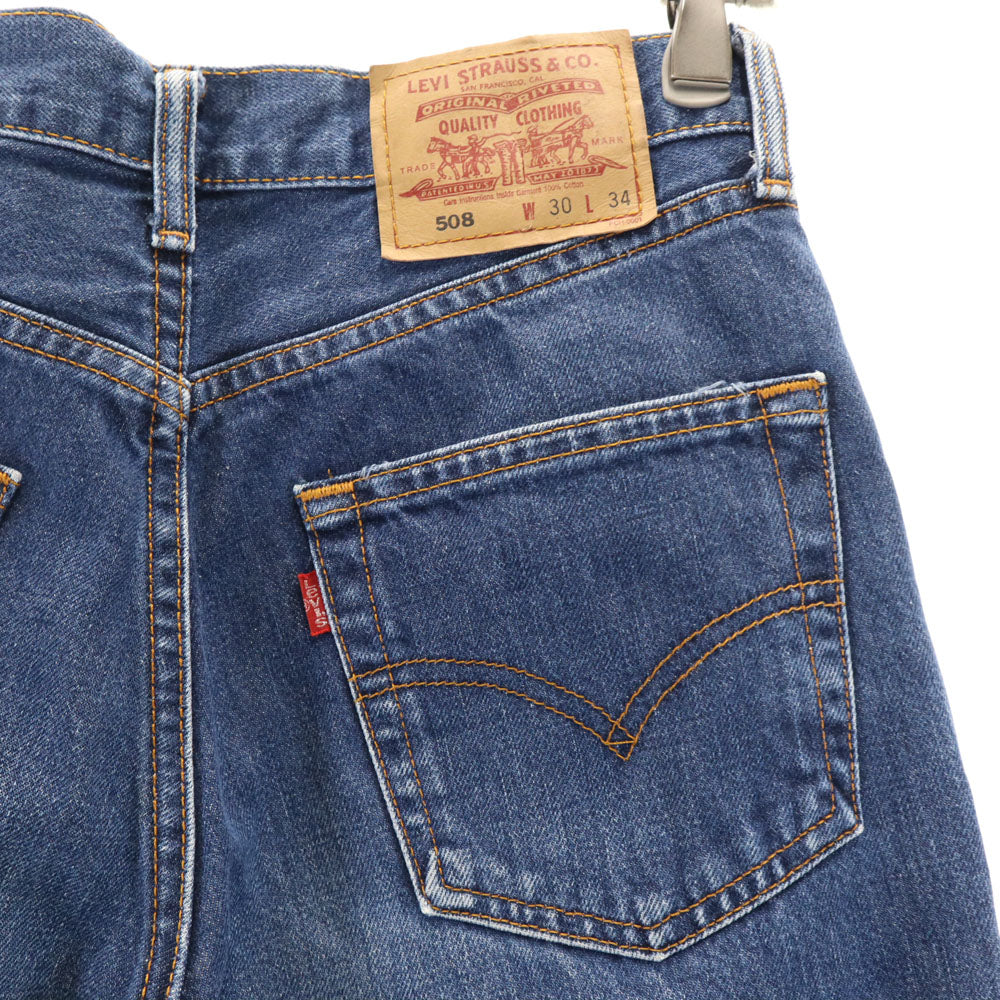 リーバイス 508 ストレートデニムパンツ w30 Levi's ジーンズ メンズ