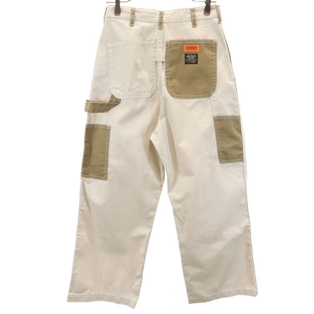 UNIVERSAL OVERALL ユニバーサルオーバーオール × ダブルネーム ペインターパンツ 1 ベージュ系 × DOUBLE NAME ジーンズ レディース