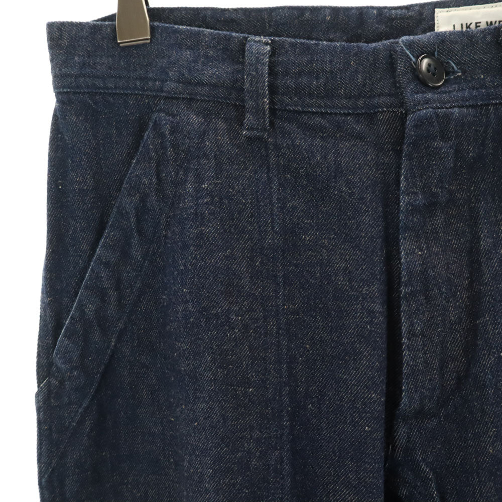 YAECA ヤエカ 日本製 デニムパンツ ネイビー LIKE WEAR メンズ