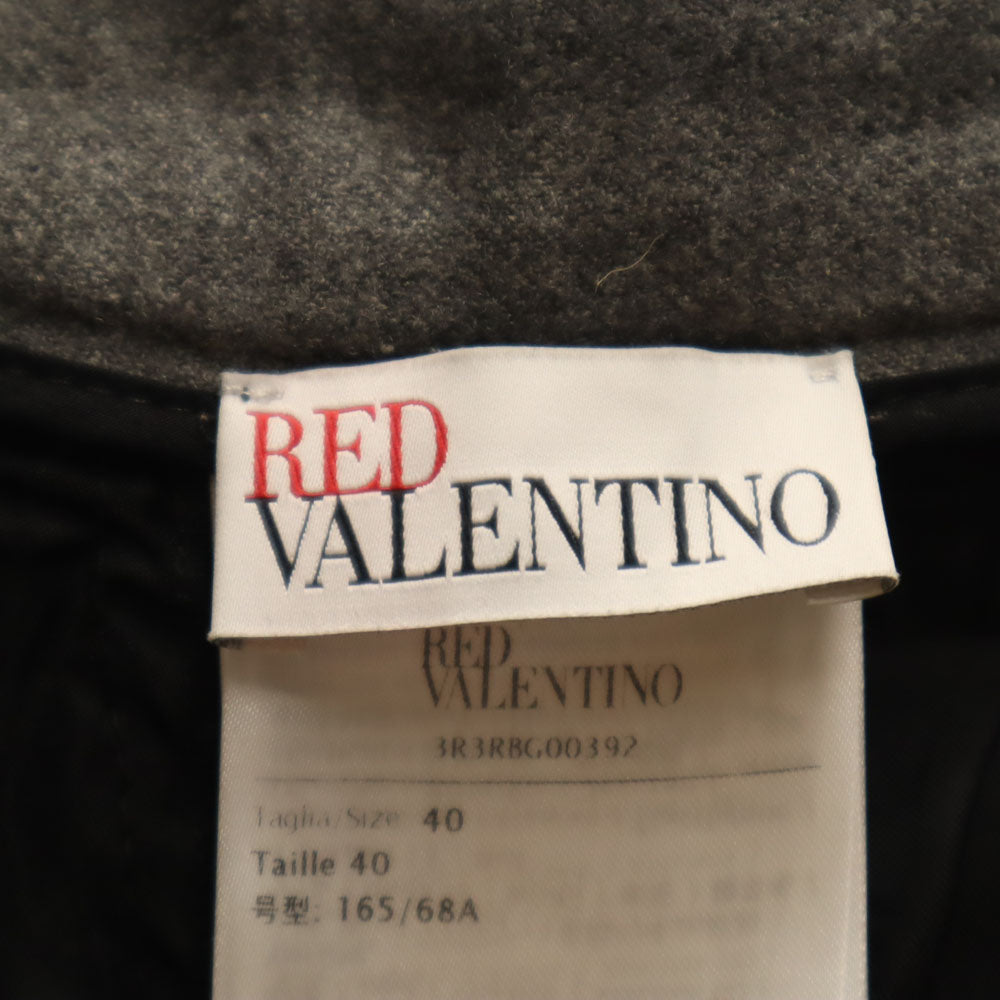 RED VALENTINO レッドヴァレンティノ ワイドパンツ 40 グレー スラックス レディース