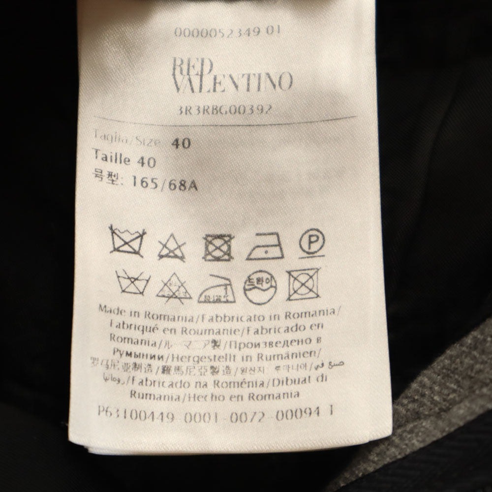 RED VALENTINO レッドヴァレンティノ ワイドパンツ 40 グレー スラックス レディース