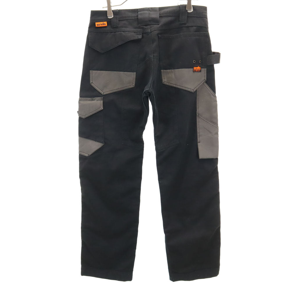 scruis ワークパンツ 30 黒 作業用 メンズ