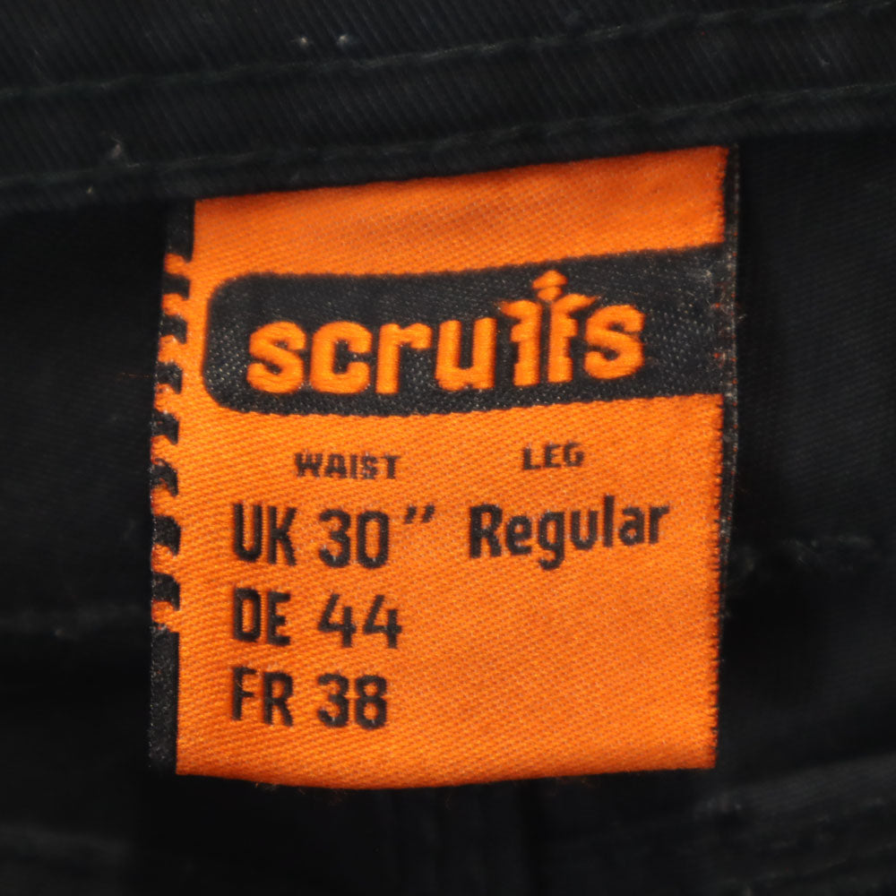 scruis ワークパンツ 30 黒 作業用 メンズ