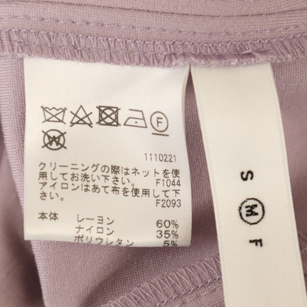 AMERI UNDRESSED アメリ パンツ M パープルピンク 裾ジップ レディース