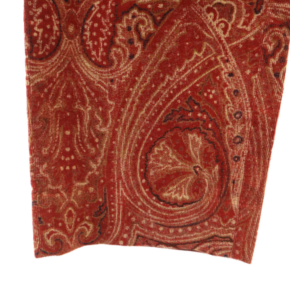 KENZO ケンゾー 90s スロベニア製 オールド 総柄 コーデュロイパンツ 38 レッド レディース