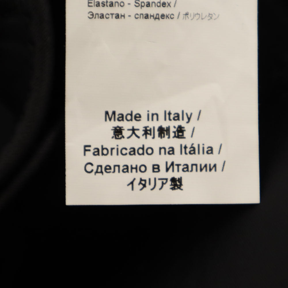 未使用 ヌメロヴェントゥーノ イタリア製 フェイクレザー スリムパンツ 48 ブラック メンズ