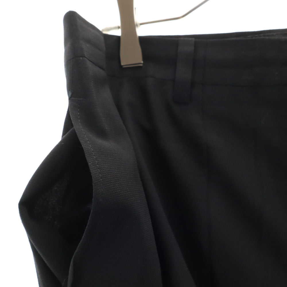 ISSEY MIYAKE イッセイミヤケ 90s 日本製 オールド ボタンフライ プリーツ スラックスパンツ L ブラック メンズ