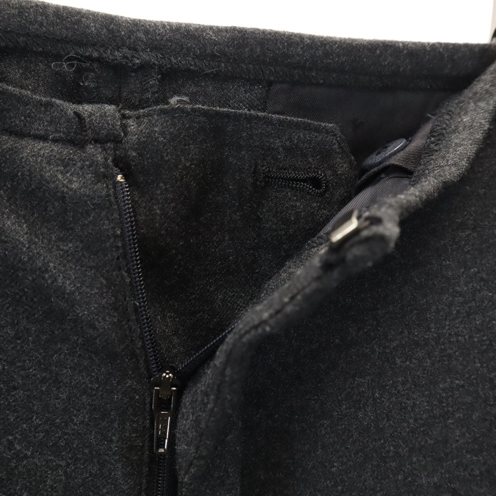 イッセイミヤケ 日本製 ウールブレンド スラックスパンツ 3 グレー ISSEY MIYAKE メンズ