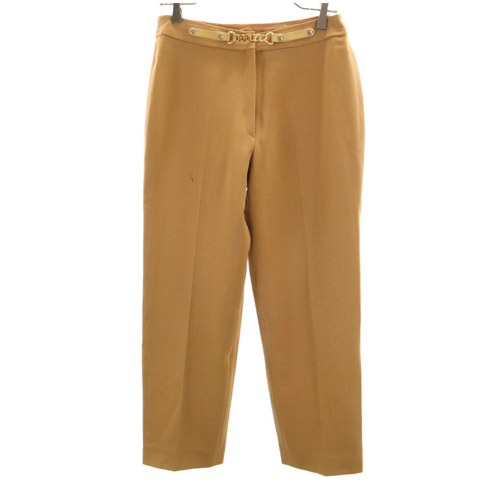 CELINE セリーヌ 90s オールド フランス製 ジェーシーシー スラックスパンツ ブラウン レディース