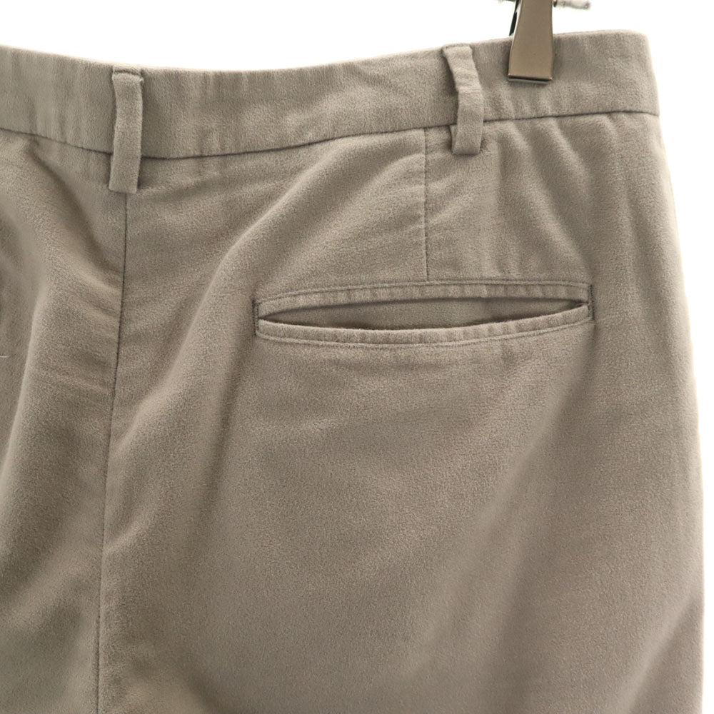 Maison Martin Margiela メゾンマルタンマルジェラ 2014年 ルーマニア製 フェイクスエード スリムパンツ 46 グレー メンズ