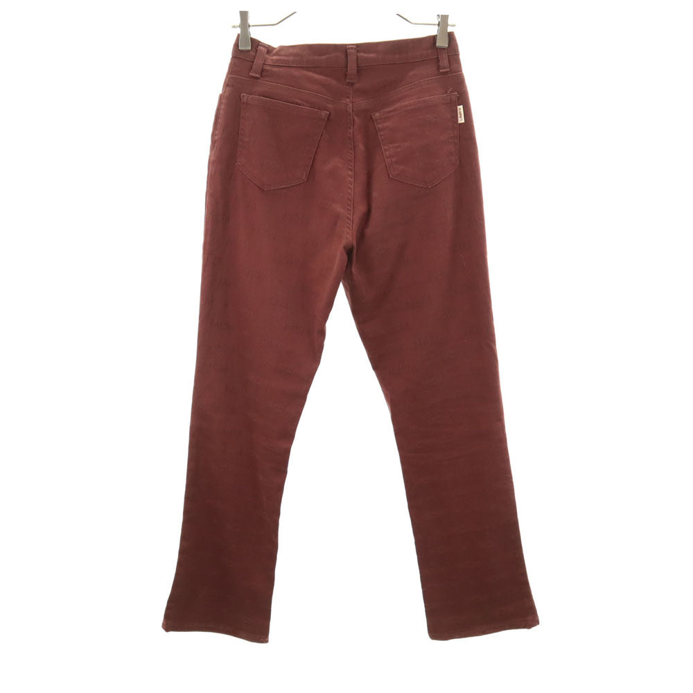 エムシーエム 日本製 ストレートパンツ バーガンディー MCM レディース