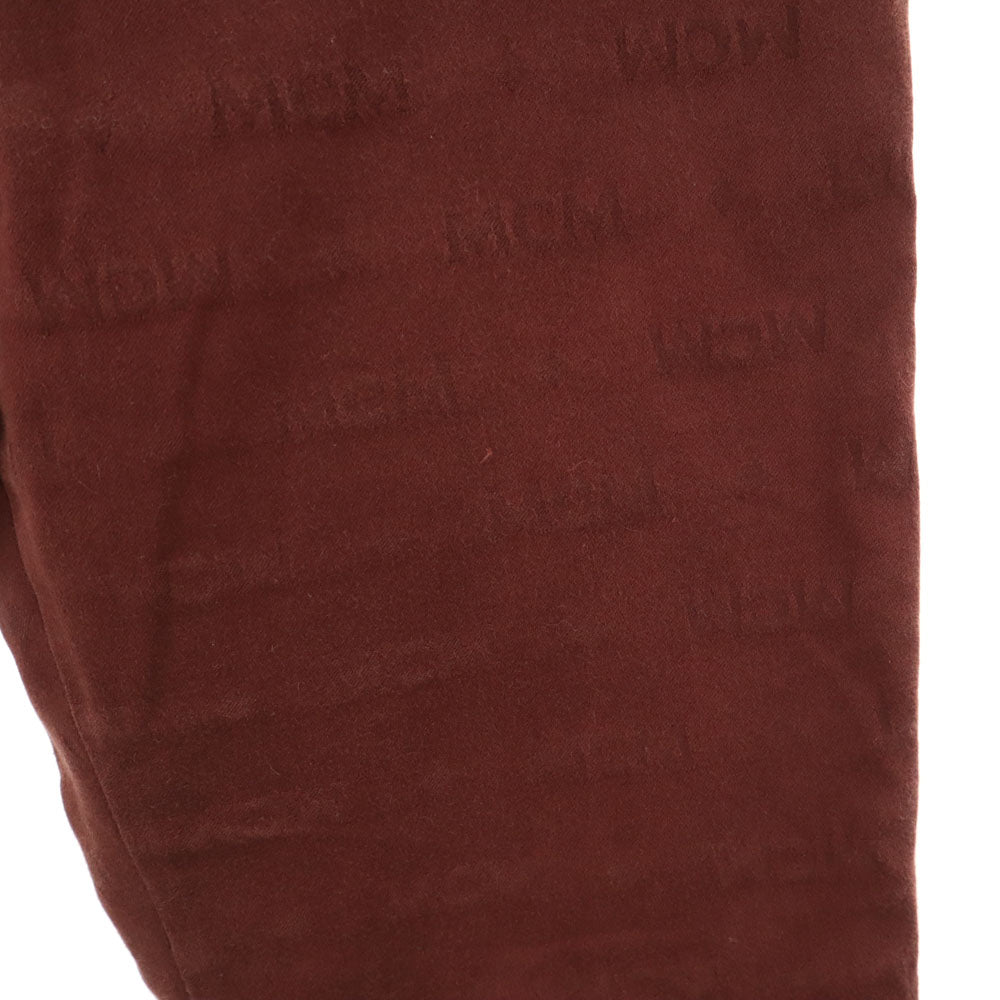 エムシーエム 日本製 ストレートパンツ バーガンディー MCM レディース