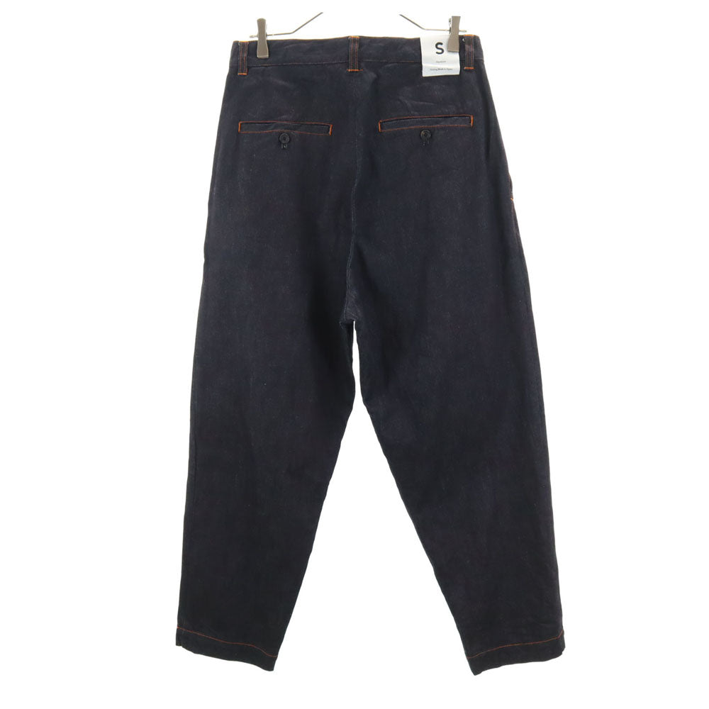 エヌイグレッグ 日本製 デニムサルエルパンツ 46 ネイビー メンズ