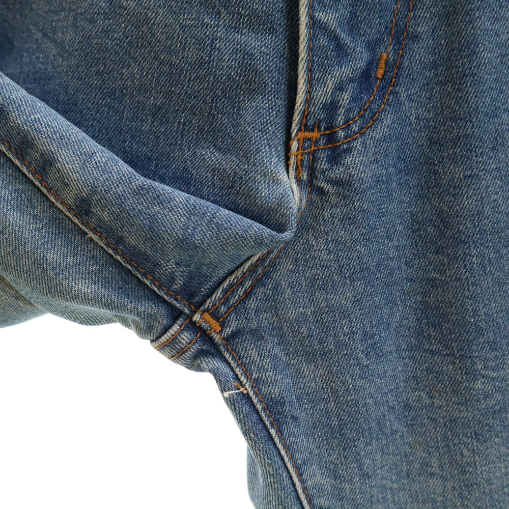 Wrangler ラングラー 日本製 テーパードデニムパンツ W34 ウォッシュブルー ジーンズ メンズ