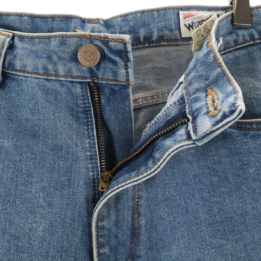 Wrangler ラングラー 日本製 テーパードデニムパンツ W34 ウォッシュブルー ジーンズ メンズ