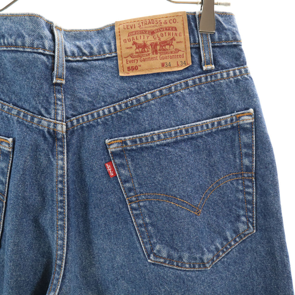 Levi's リーバイス 90s 550 オールド テーパードデニムパンツ W34 ウォッシュブルー ジーンズ メンズ