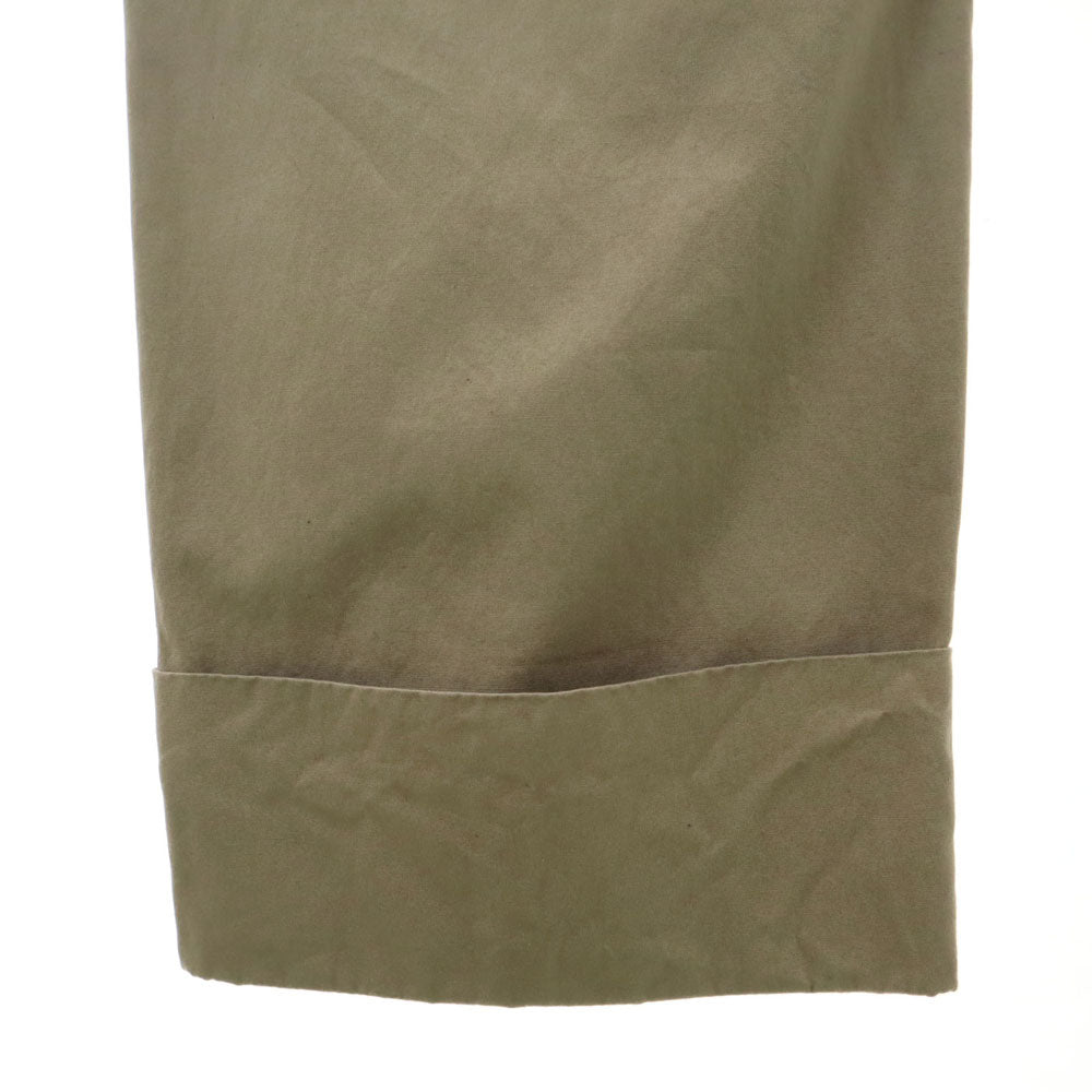 Sacai サカイ 23SS 日本製 ウールブレンド 23-02978M ベルテッド チノパンツ 1 アッシュベージュ メンズ