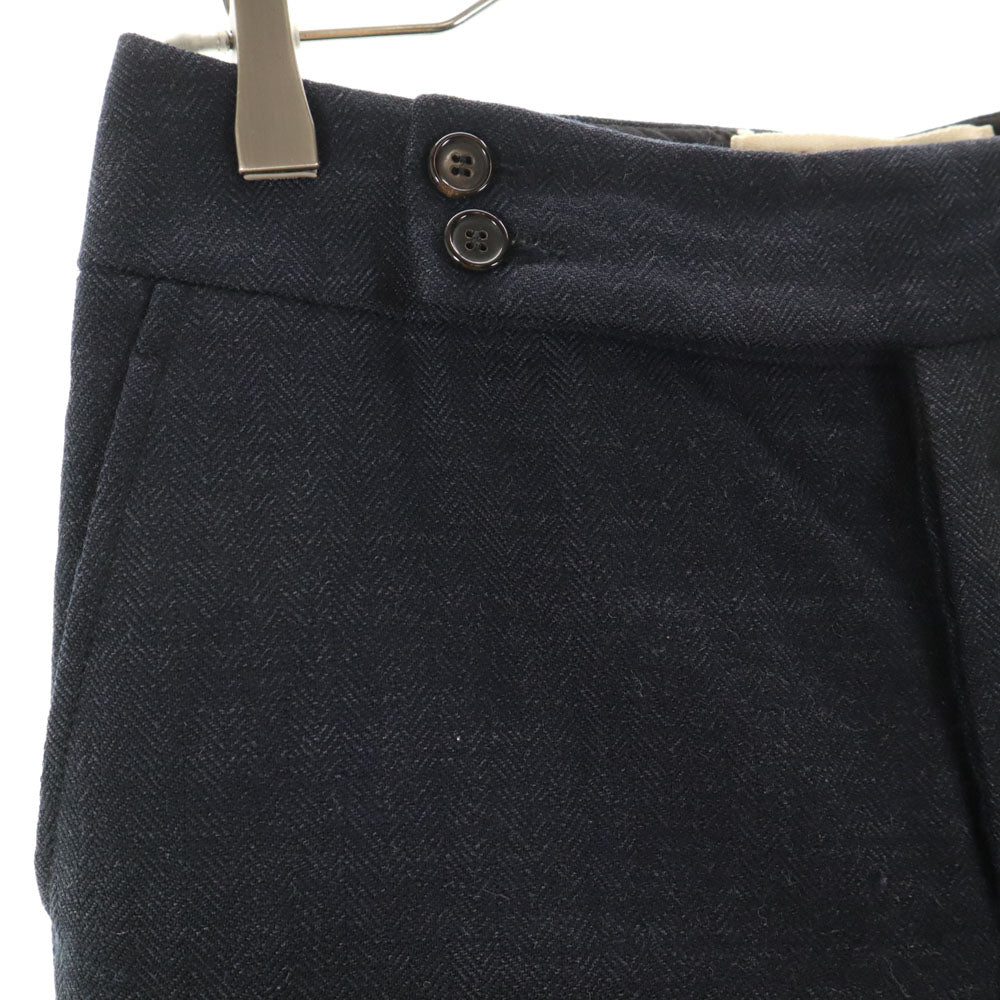 MARNI マルニ イタリア製 ウールブレンド スラックスパンツ 38 チャコールネイビー トラウザー レディース