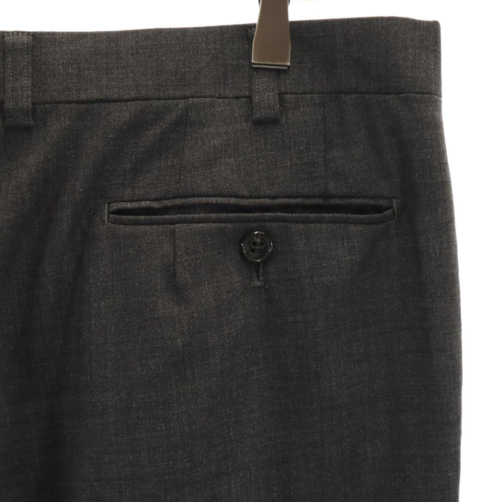 ランバン クラシック スラックスパンツ 91 チャコールグレー メンズ