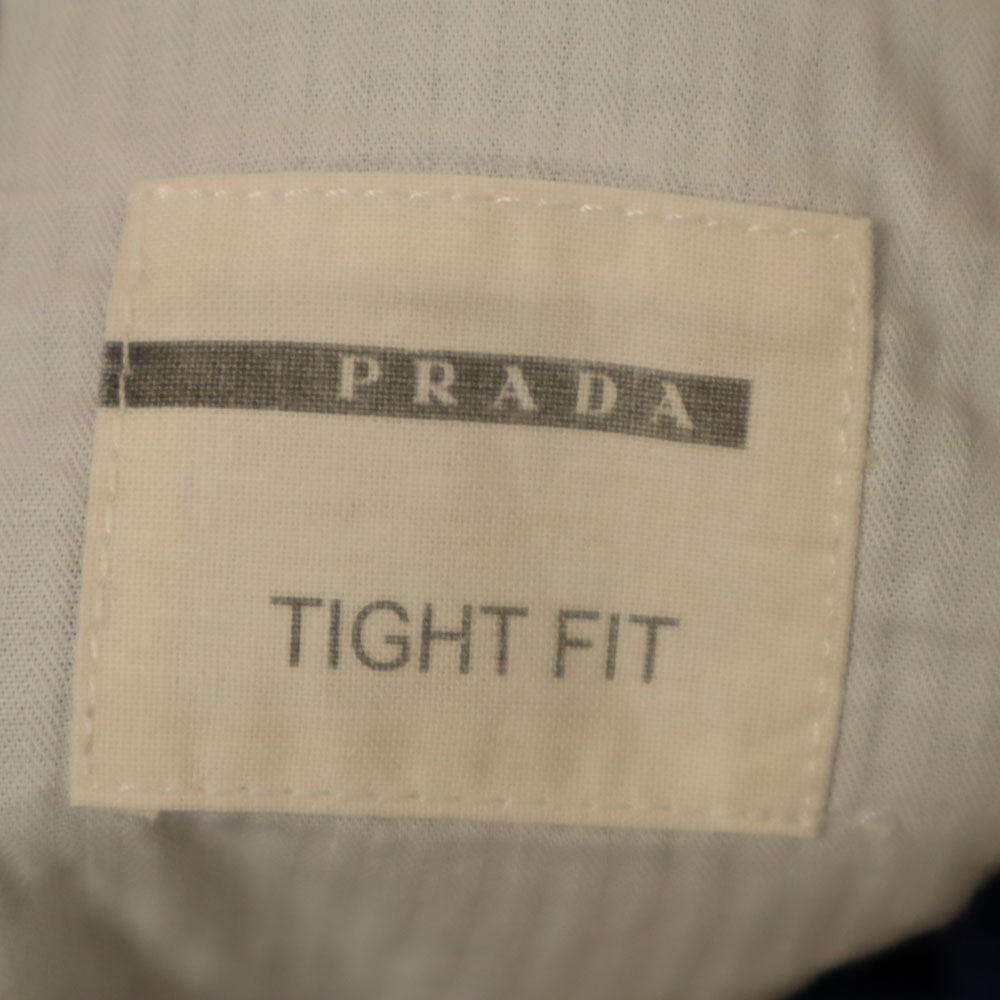 PRADA プラダ イタリア製 タイトフィット ロングパンツ W30 青紫 メンズ