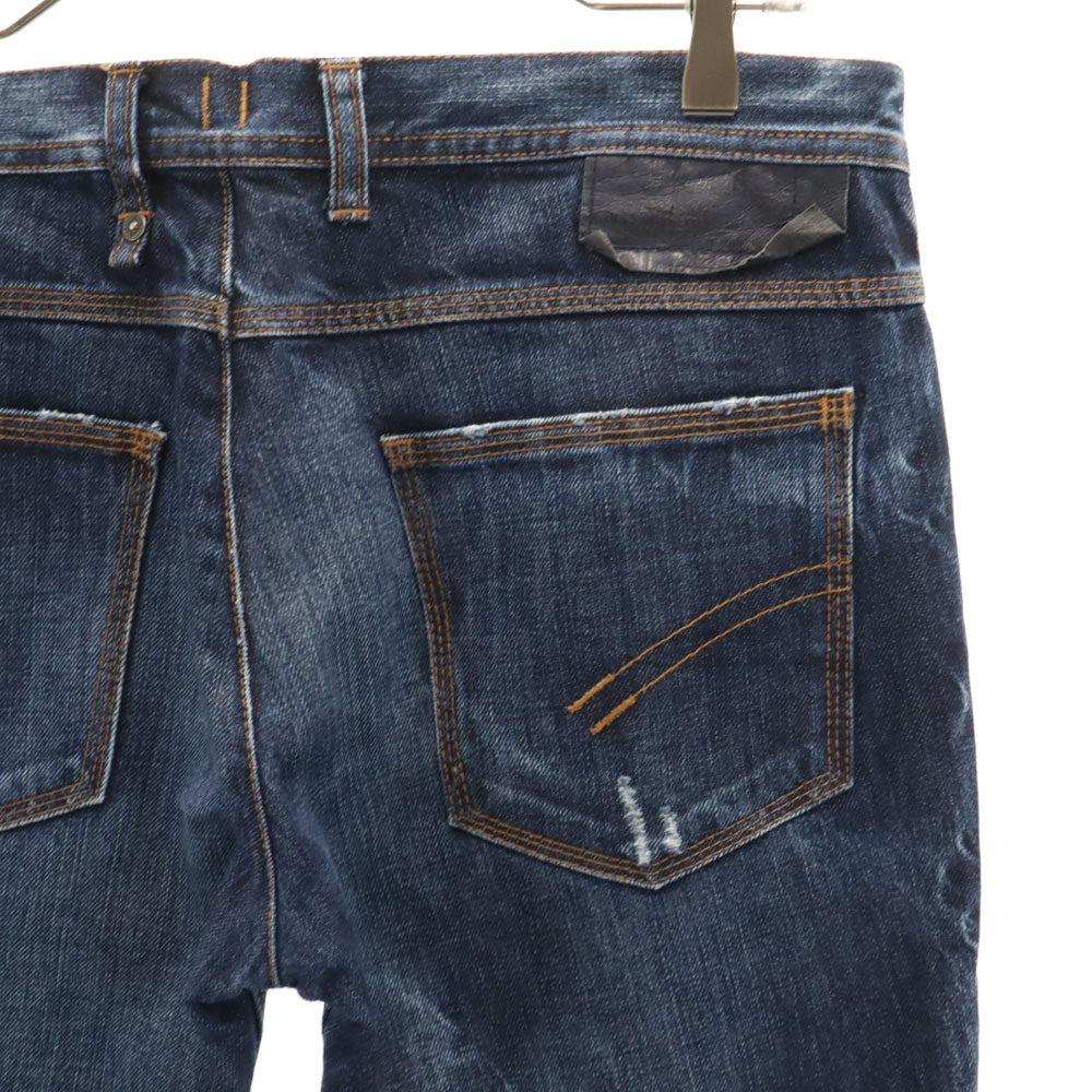 NEIL BARRETT ニールバレット イタリア製 ローライズ スリムデニムパンツ W32 インディゴブルー ジーンズ メンズ