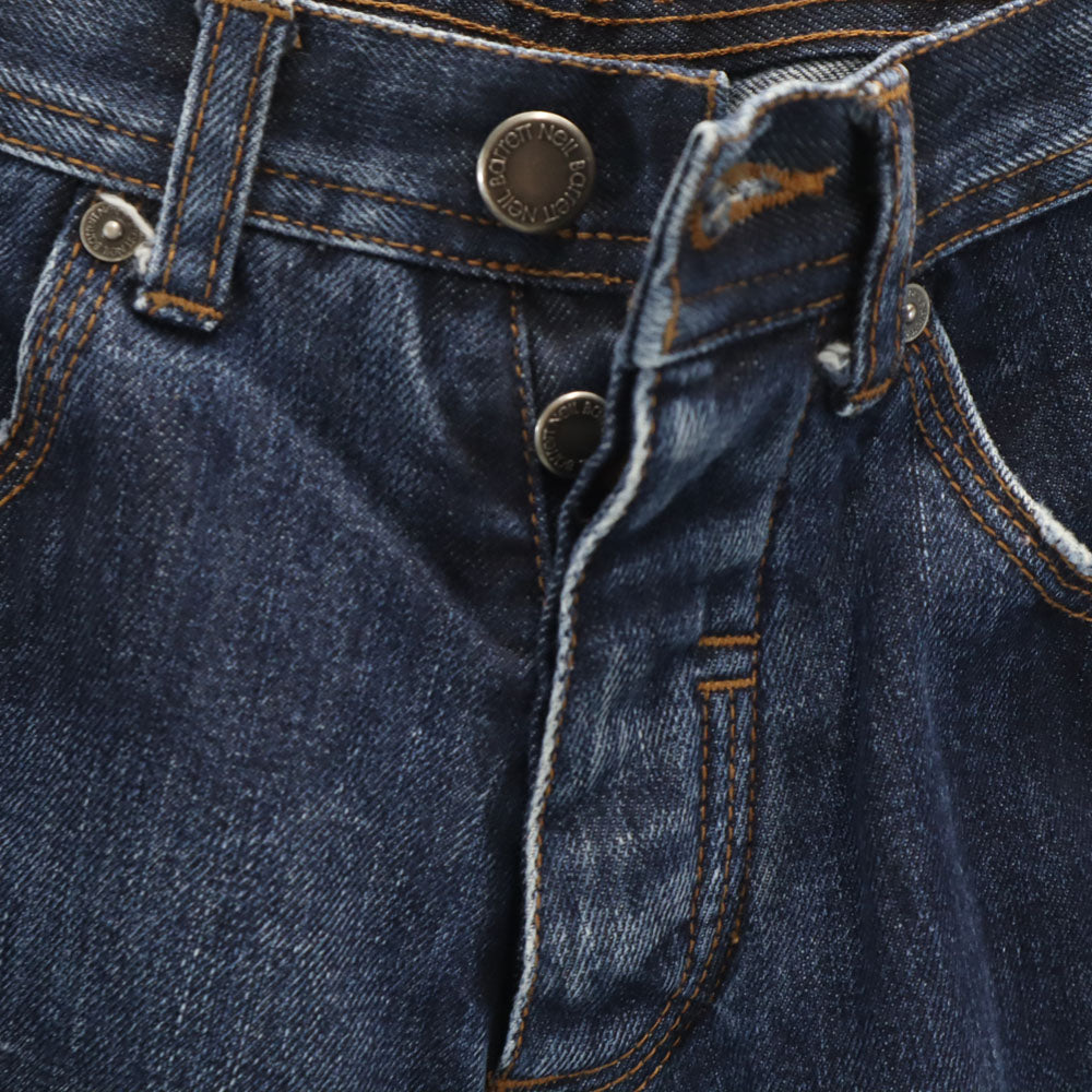 NEIL BARRETT ニールバレット イタリア製 ローライズ スリムデニムパンツ W32 インディゴブルー ジーンズ メンズ