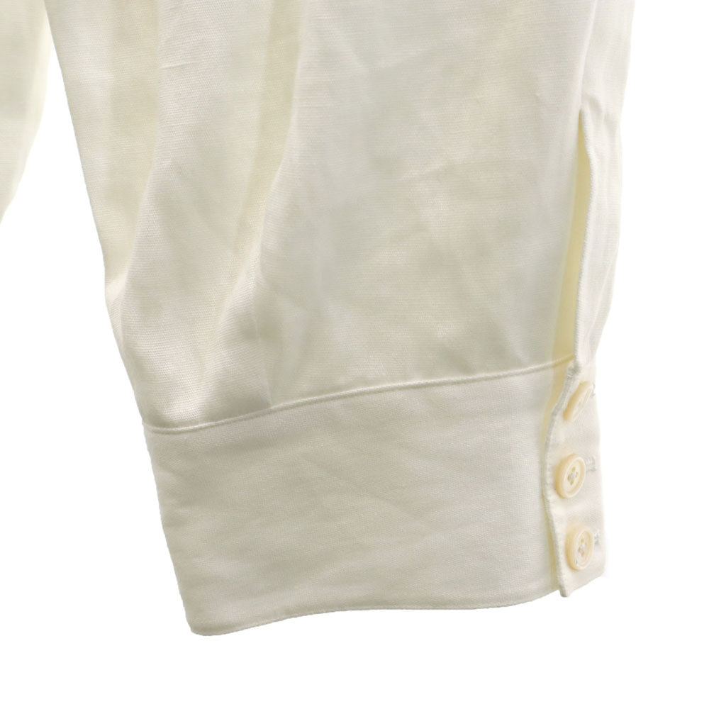 RALPH LAUREN ラルフローレン 未使用 USA製 リネンブレンド パープルレーベル クロップドパンツ 6 ホワイト レディース