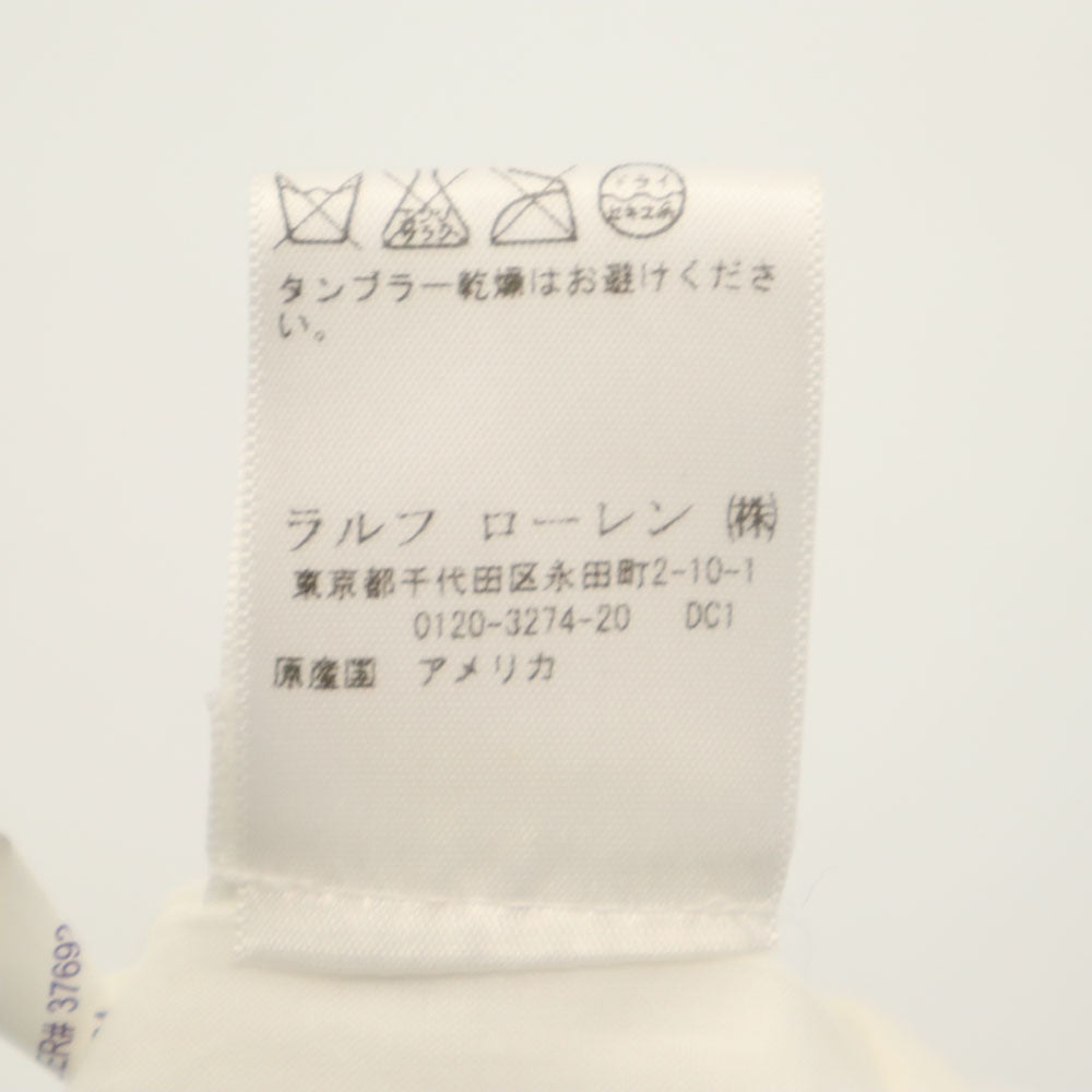 RALPH LAUREN ラルフローレン 未使用 USA製 リネンブレンド パープルレーベル クロップドパンツ 6 ホワイト レディース