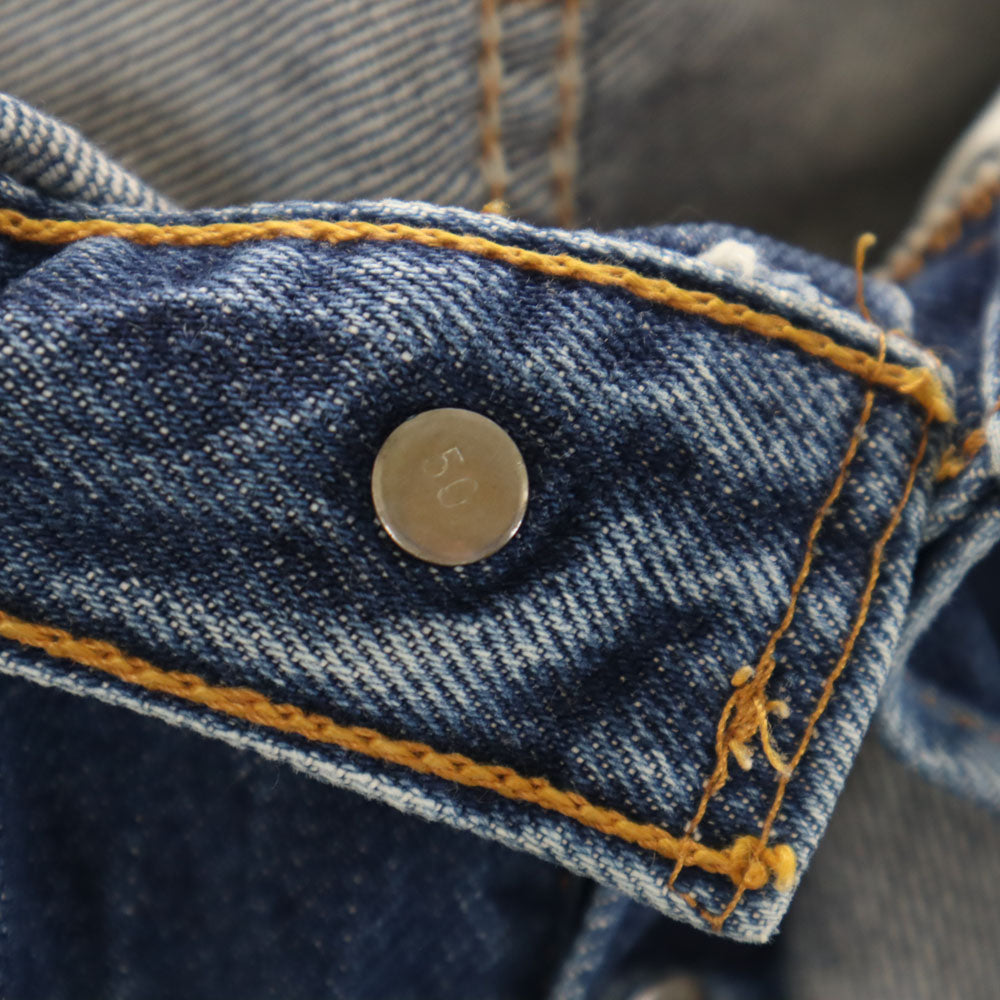 Levi's リーバイス 90s 501 USA製 オールド ストレートデニムパンツ W28 インディゴブルー ジーンズ ボタンフライ レディース