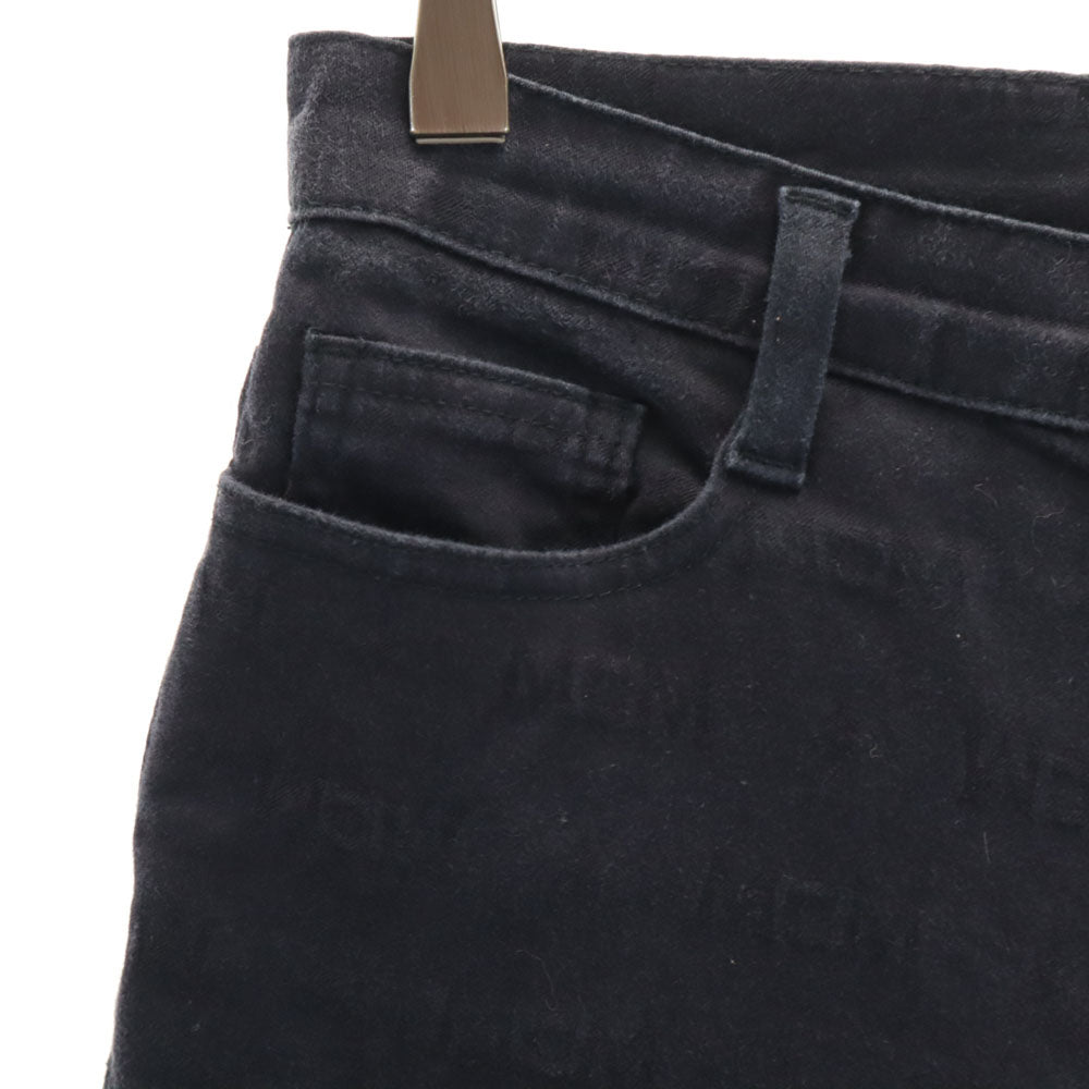 MCM エムシーエム 日本製 総ロゴ ロングパンツ 67 ネイビー LEGERE レディース