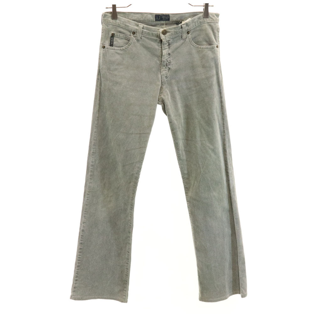 ARMANI JEANS アルマーニジーンズ イタリア製 コンフォートフィット コーデュロイパンツ W27 グレー レディース