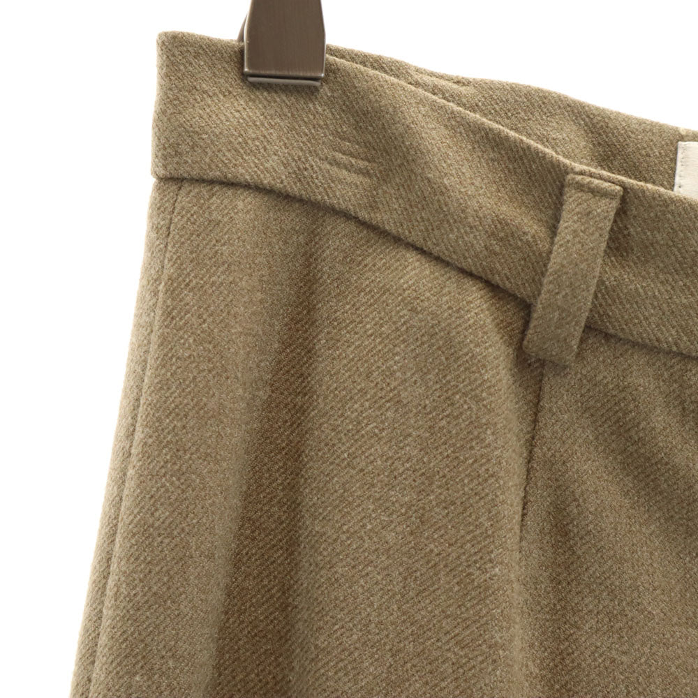 マックスマーラ イタリア製 スラックスパンツ 40 ベージュブラウン MAX MARA レディース