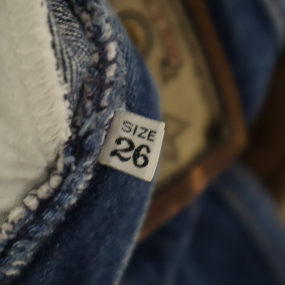 ARMANI JEANS アルマーニジーンズ 90s オールド デニムパンツ W26 ウォッシュブルー レディース