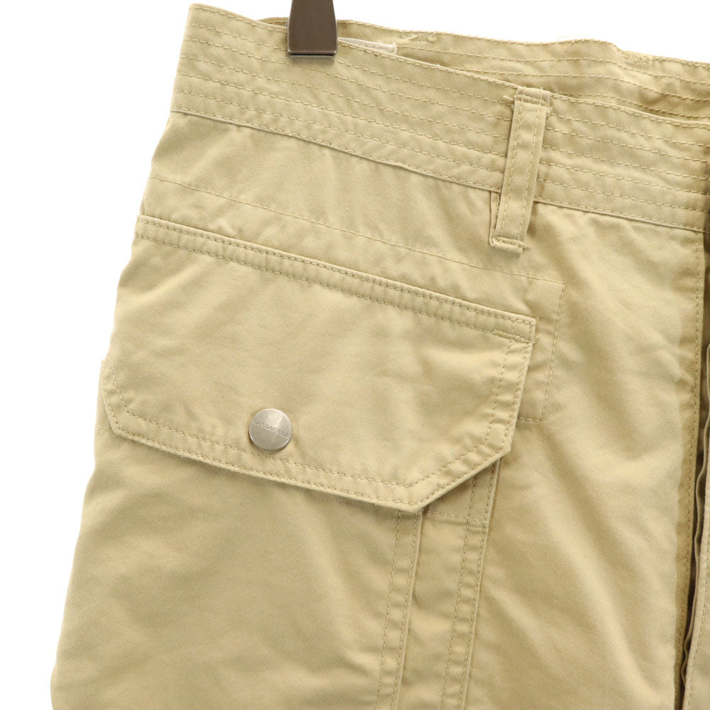 SASAFRAS ササフラス 日本製 カーゴパンツ S ベージュ メンズ