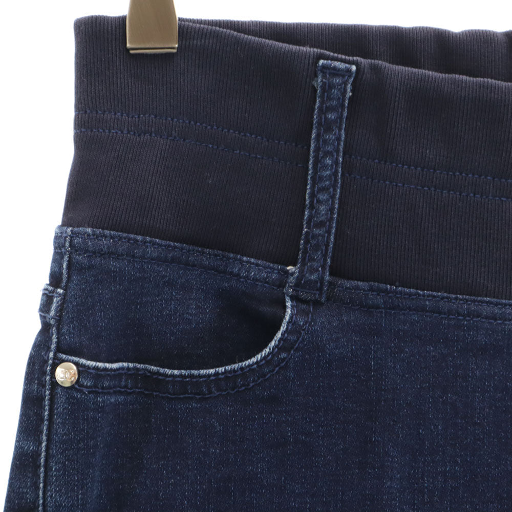 キャラオクルス スキニーデニムパンツ 7 インディゴブルー CARA O CRUZ ジーンズ レディース