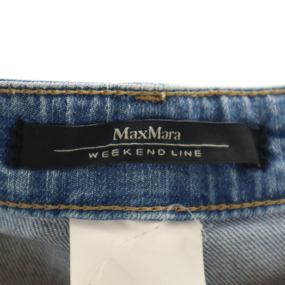 MAX MARA Weekend マックスマーラウィークエンド スキニーデニムパンツ 40 ウォッシュブルー ジーンズ レディース