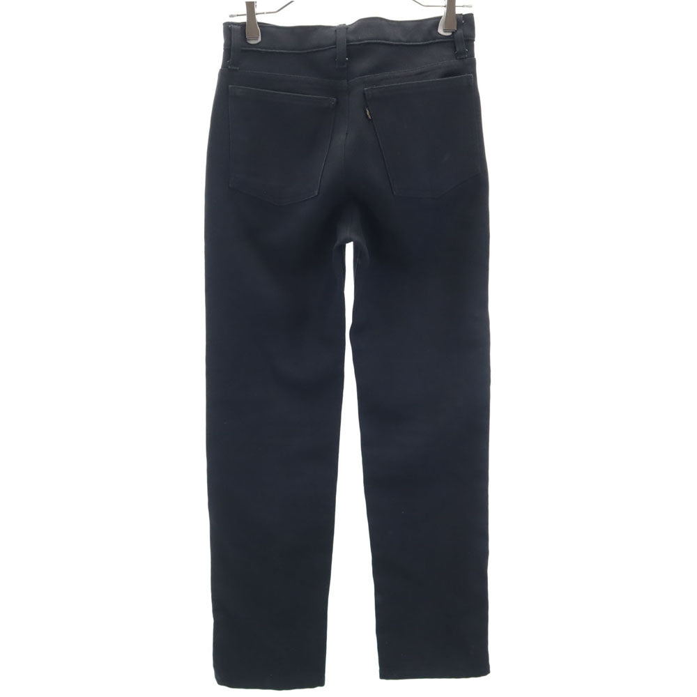 Levi's リーバイス アメリカ製 ボタン裏698 SCOVILジップ スタプレ ストレートパンツ ブラック レディース