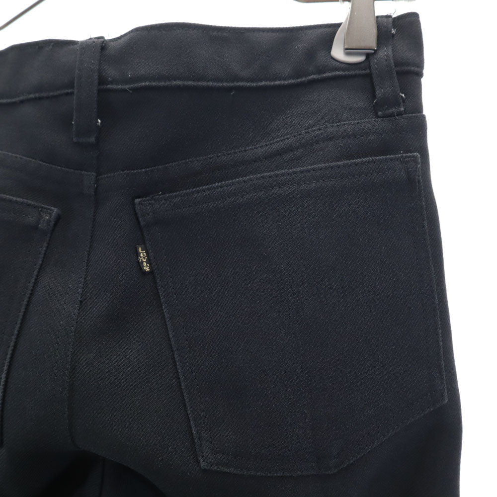 Levi's リーバイス アメリカ製 ボタン裏698 SCOVILジップ スタプレ ストレートパンツ ブラック レディース